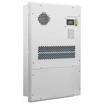 Кондиционер для установки в уличный шкаф, холодопроизводительность1000Вт, со встроенным электрическим калорифером, 220В переменного тока